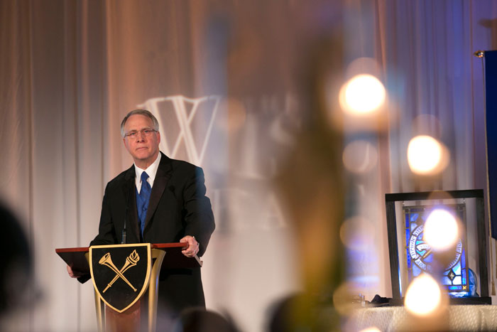 In his remarks, President Wagner expressed abundant appreciation for the chance to serve the people of Emory.